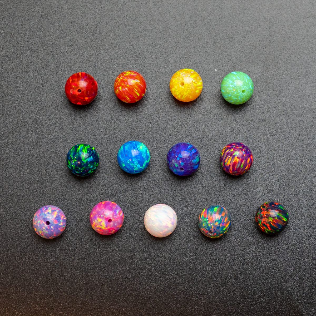 Rainbow Opal Beads - Multi Pack of 8mm Opal Beads - Beads for Jewelry
